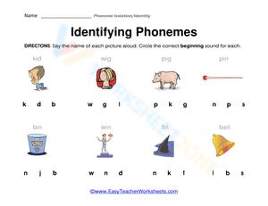 Identifying Phonemes