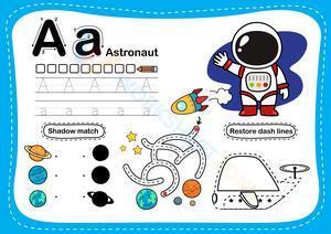 Alphabet Tracing - Letter A