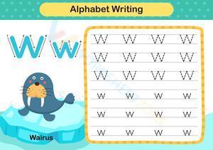 Alphabet Writing - W