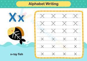 Alphabet Writing - X