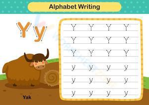 Alphabet Writing - Y