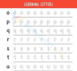Learning Letters o-u