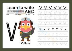Learn to write V