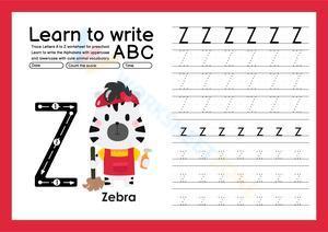 Learn to write Z