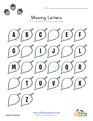Missing letters 2