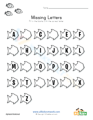 Missing letters 3