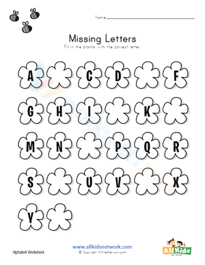 Missing letters 4