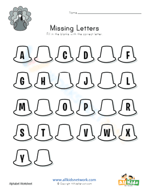 Missing letters 6