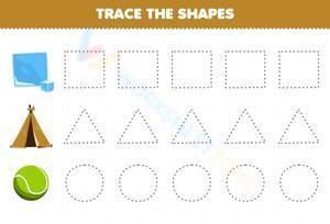 Tracing the shapes 4