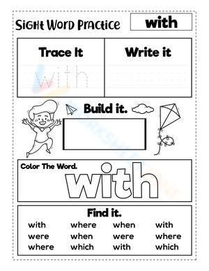 Sight Word "with"