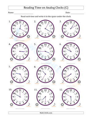 Reading hours in 5 minutes intervals 3
