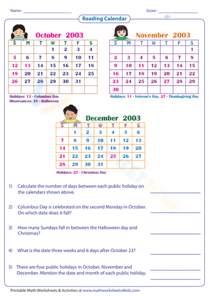 Reading calendar - Month challenge