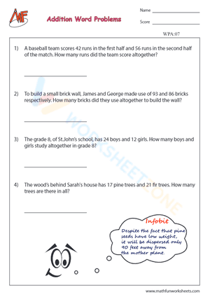 Addition Word Problems 7