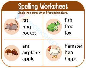 Spelling Worksheet 2