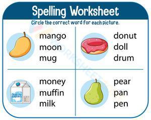 Spelling Worksheet 3