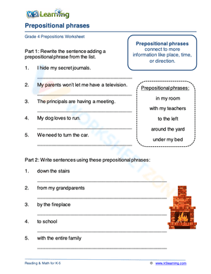 Prepositional phrases 2