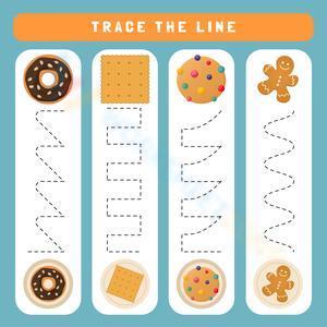 Trace the line 2