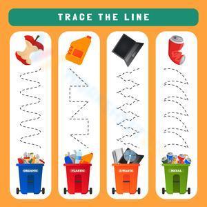 Trace the line 4
