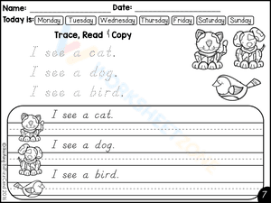 Trace, read, and copy 7