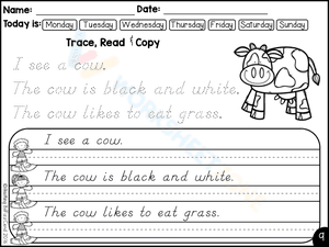 Trace, read, and copy 9