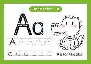 Trace Letter - A