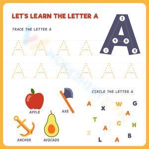 Let's learn the letter A