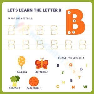 Let's learn the letter B
