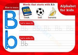 Alphabet for kids - B