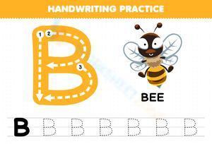 Handwriting practice - Letter B