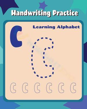 Learning alphabet - Letter C