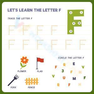 Let's learn the letter F
