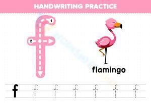 Handwriting practice - f
