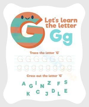 Let's learn the letter Gg