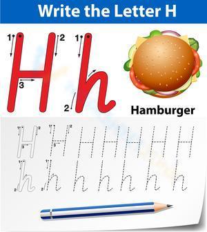 H is for Hamburger