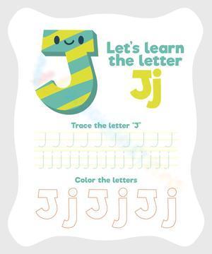 Let's learn the letter Jj