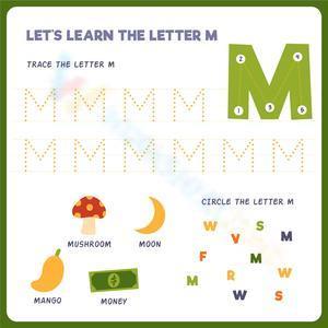 Let's learn letter M