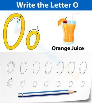 O is for Orange juice