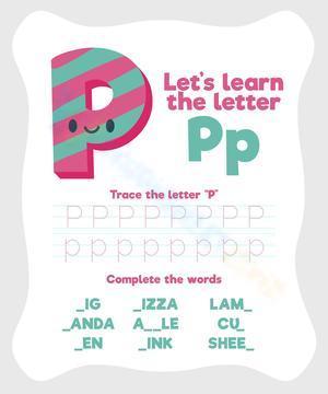Let's learn the letter P