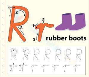 R is for Rubber boots
