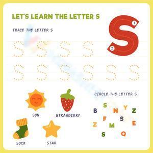 Let's learn the letter S