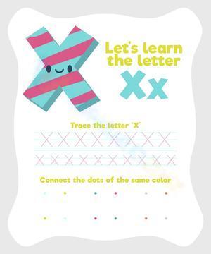 Let's learn the letter Xx