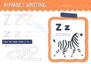 Alphabet writing - Z