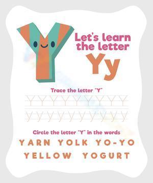 Let's learn the letter Yy