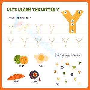Let's learn the letter Y