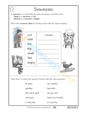 2nd grade vocabulary worksheets 4