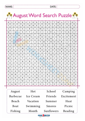 august word search 4