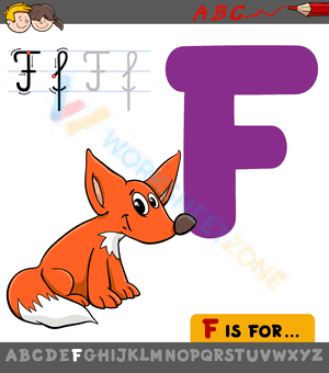Learning letter F