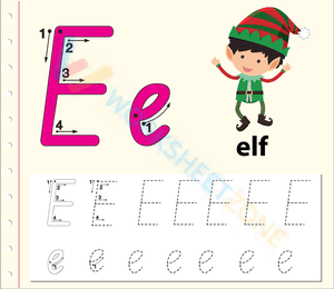 letter e beginning sound worksheets 22