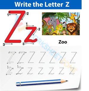 letter z beginning sound worksheets 10