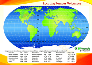 Locating Famous Volcanoes